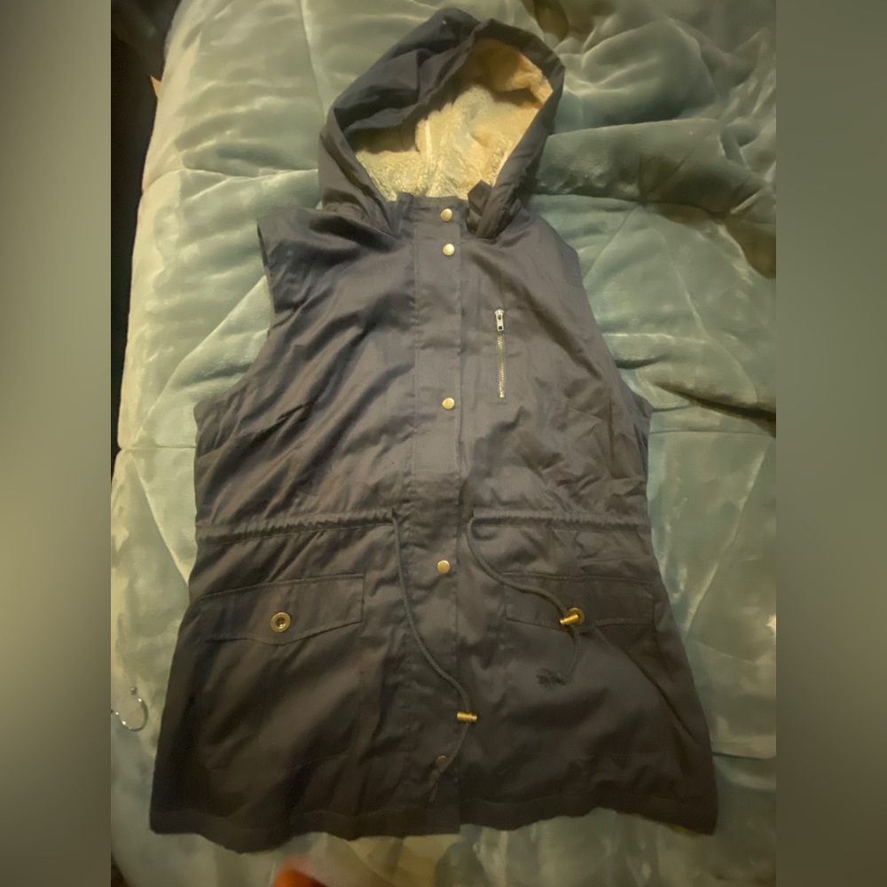 Cargo Vest with hood